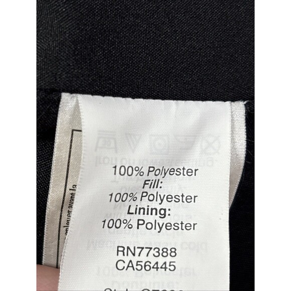 J.Crew Womens Herringbone Quilted Puffer Vest Black Cream Full Zip Pockets XS - Picture 6 of 11